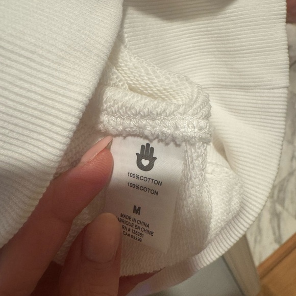 Spiritual Gangster  White sweatshirt with Pink Lettering - Picture 5 of 6